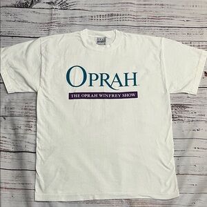 Vintage 90’s Oprah Winfrey Show Promo White T-Shirt Men’s Size L